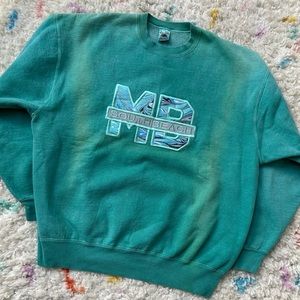 Vintage South Beach Miami Sun Faded Crewneck Sweatshirt